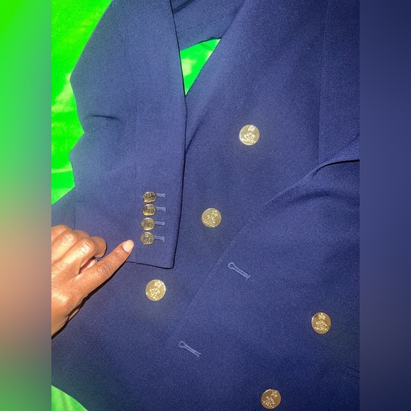 Ralph Lauren Purple Label Cadman Navy Cashmere Jacket See Measurements for Size - Picture 10 of 16